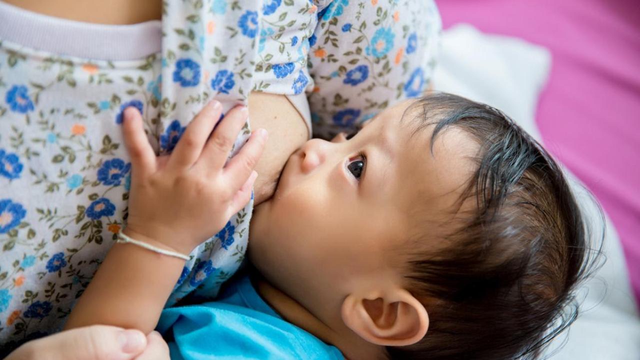breastfed baby